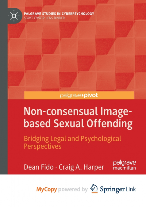 Non-consensual Image-based Sexual Offending
