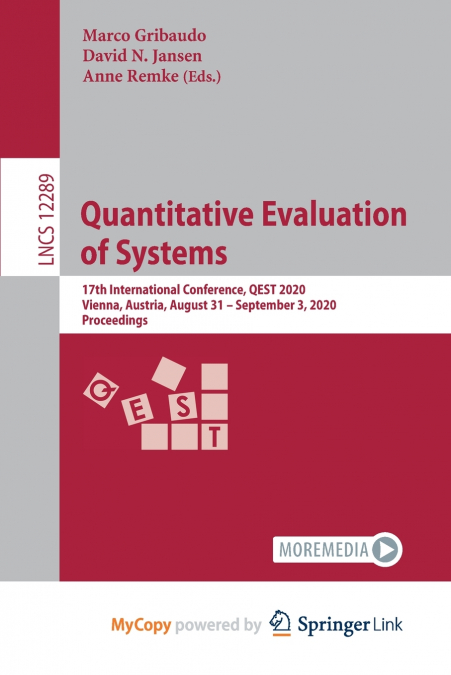 Quantitative Evaluation of Systems