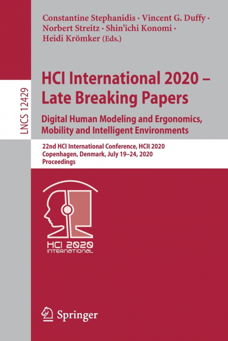 HCI International 2020 - Late Breaking Papers