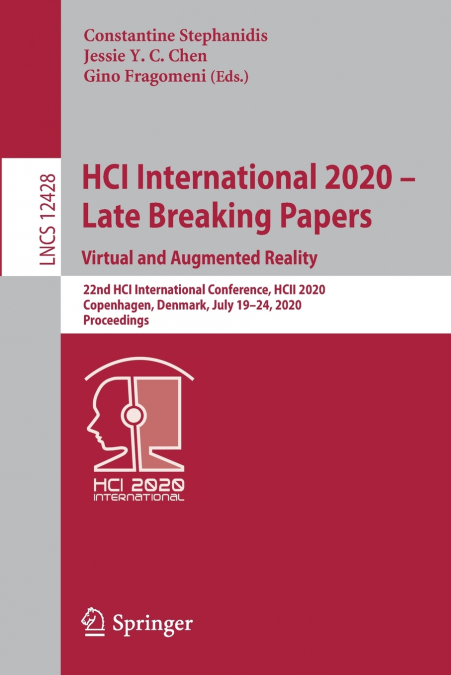 HCI International 2020 - Late Breaking Papers
