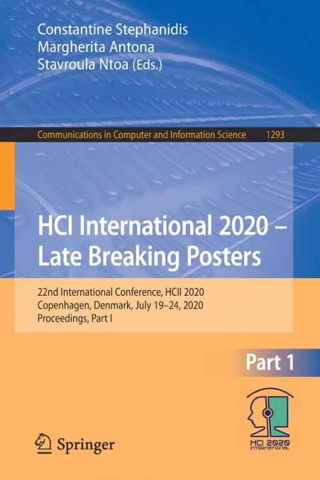 HCI International 2020 - Late Breaking Posters