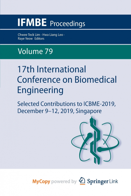 17th International Conference on Biomedical Engineering