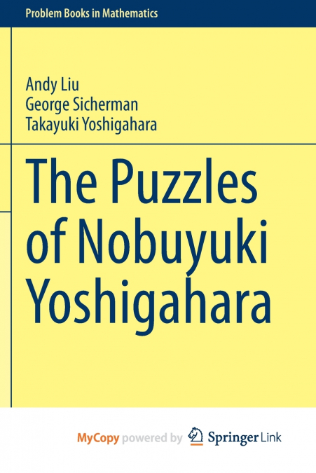 The Puzzles of Nobuyuki Yoshigahara