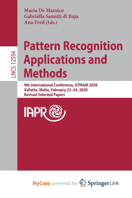 Pattern Recognition Applications and Methods