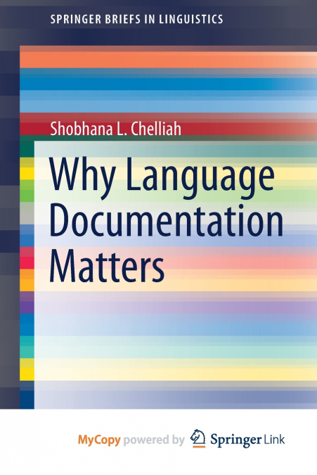 Why Language Documentation Matters