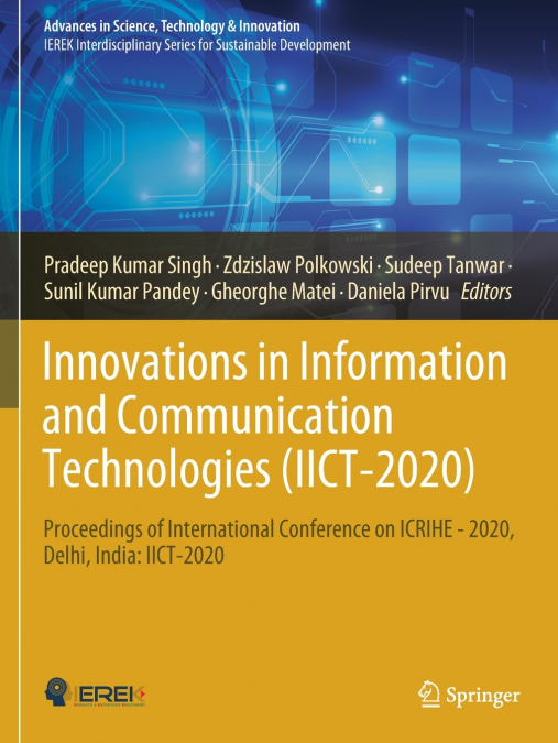 Innovations in Information and Communication Technologies (IICT-2020)