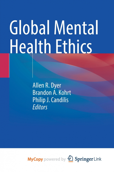 Global Mental Health Ethics