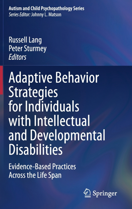 Adaptive Behavior Strategies for Individuals with Intellectual and Developmental Disabilities