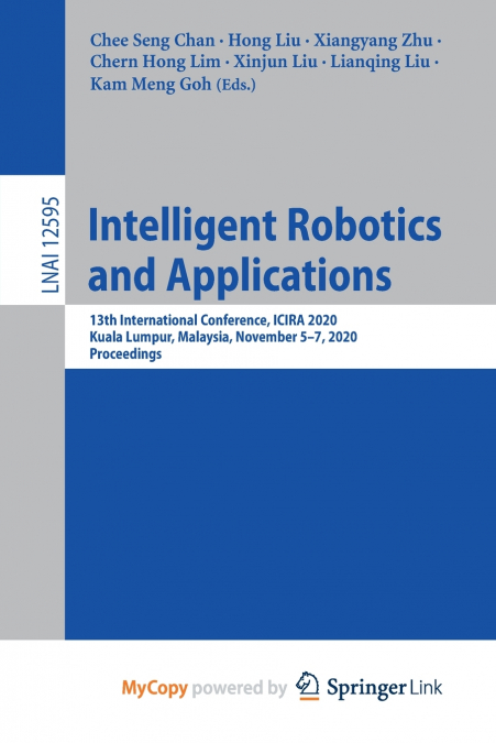 Intelligent Robotics and Applications