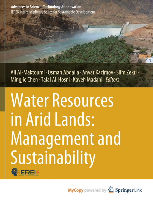 Water Resources in Arid Lands