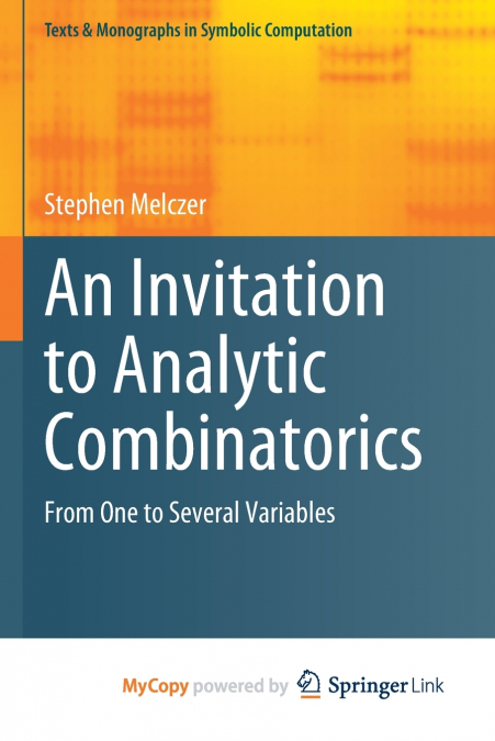 An Invitation to Analytic Combinatorics