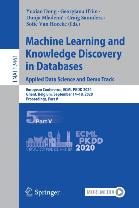 Machine Learning and Knowledge Discovery in Databases. Applied Data Science and Demo Track