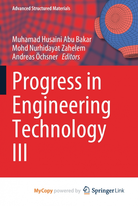 Progress in Engineering Technology III