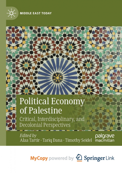 Political Economy of Palestine