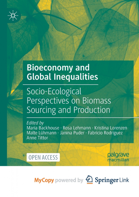 Bioeconomy and Global Inequalities