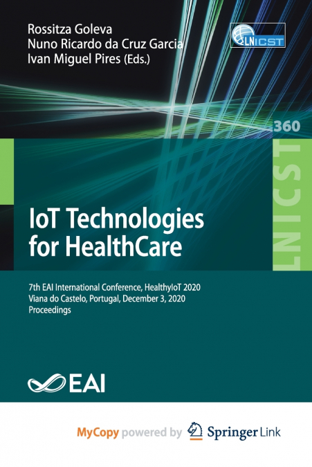 IoT Technologies for HealthCare