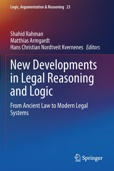 New Developments in Legal Reasoning and Logic