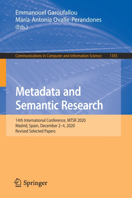 Metadata and Semantic Research