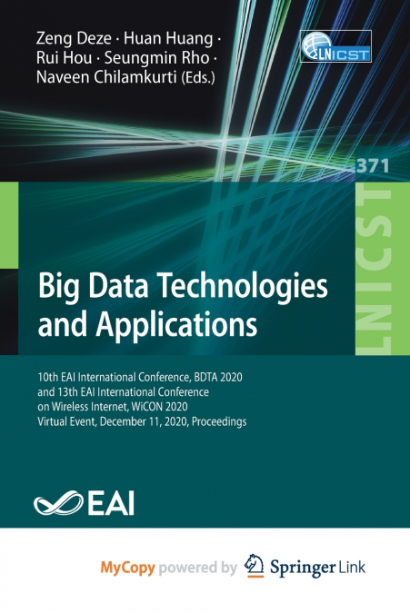 Big Data Technologies and Applications