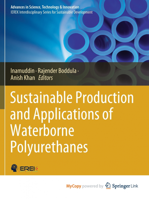 Sustainable Production and Applications of Waterborne Polyurethanes