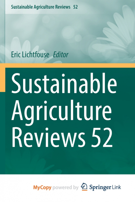 Sustainable Agriculture Reviews 52