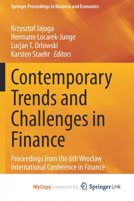 Contemporary Trends and Challenges in Finance