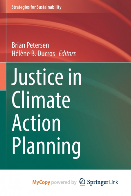 Justice in Climate Action Planning