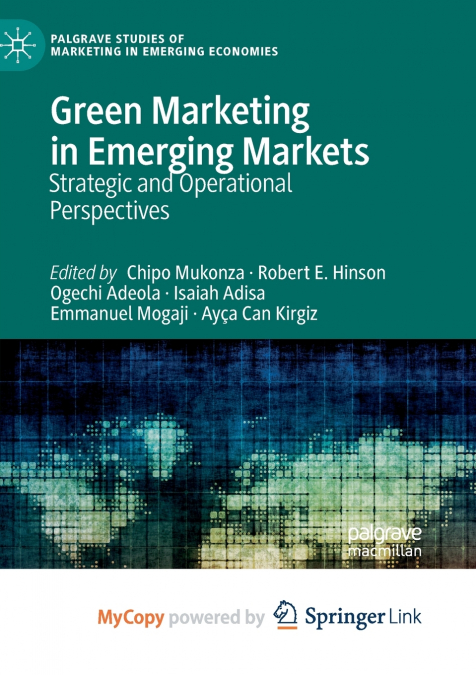 Green Marketing in Emerging Markets