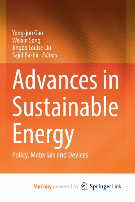 Advances in Sustainable Energy