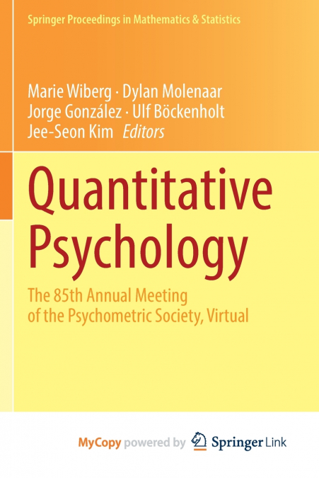 Quantitative Psychology