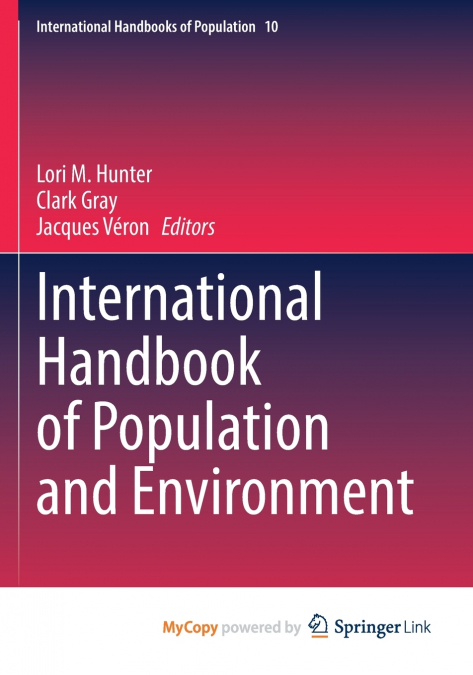 International Handbook of Population and Environment
