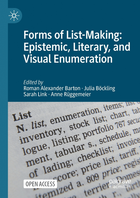 Forms of List-Making