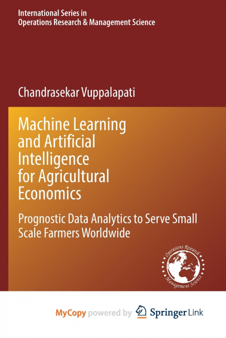 Machine Learning and Artificial Intelligence for Agricultural Economics