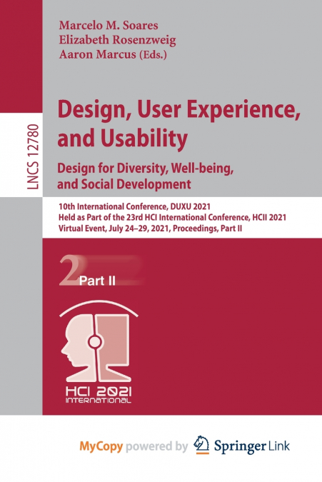 Design, User Experience, and Usability