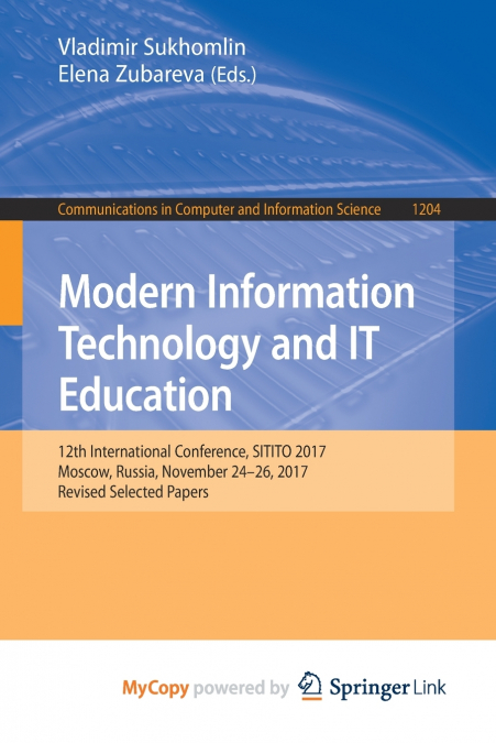 Modern Information Technology and IT Education