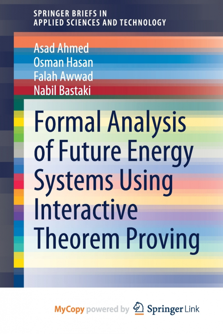 Formal Analysis of Future Energy Systems Using Interactive Theorem Proving