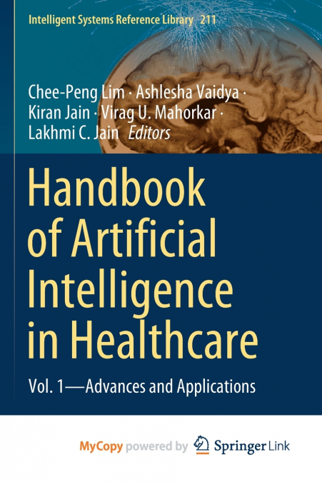 Handbook of Artificial Intelligence in Healthcare