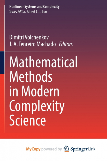 Mathematical Methods in Modern Complexity Science