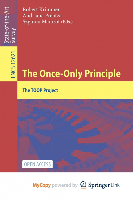 The Once-Only Principle