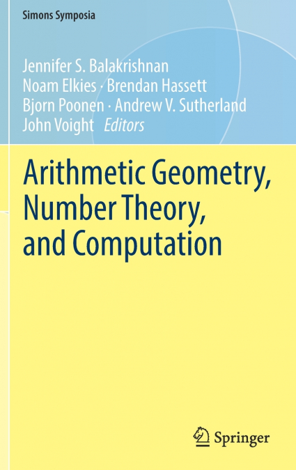 Arithmetic Geometry, Number Theory, and Computation