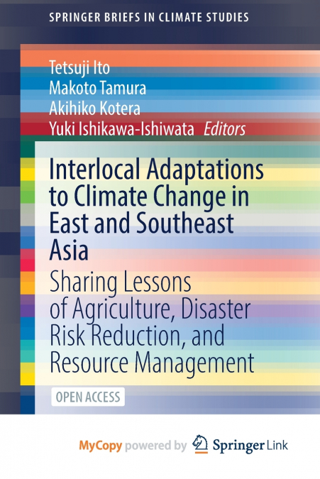 Interlocal Adaptations to Climate Change in East and Southeast Asia