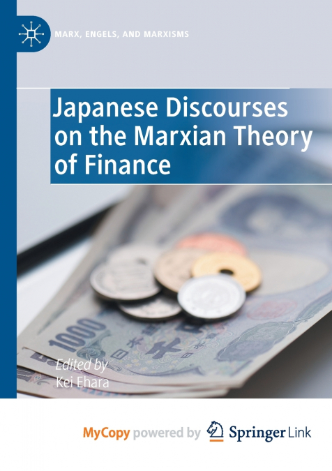 Japanese Discourses on the Marxian Theory of Finance