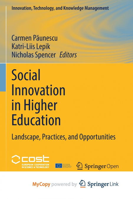 Social Innovation in Higher Education