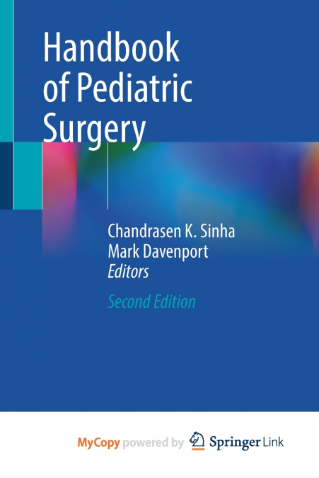 Handbook of Pediatric Surgery
