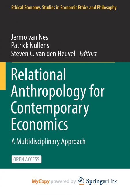 Relational Anthropology for Contemporary Economics