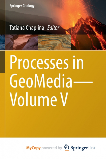 Processes in GeoMedia-Volume V