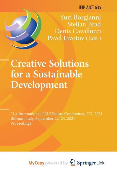 Creative Solutions for a Sustainable Development