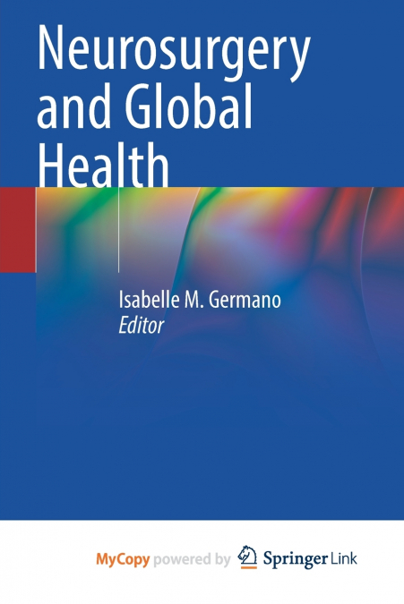 Neurosurgery and Global Health