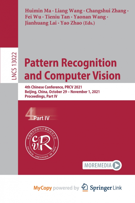 Pattern Recognition and Computer Vision