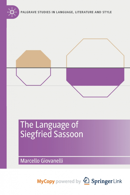 The Language of Siegfried Sassoon